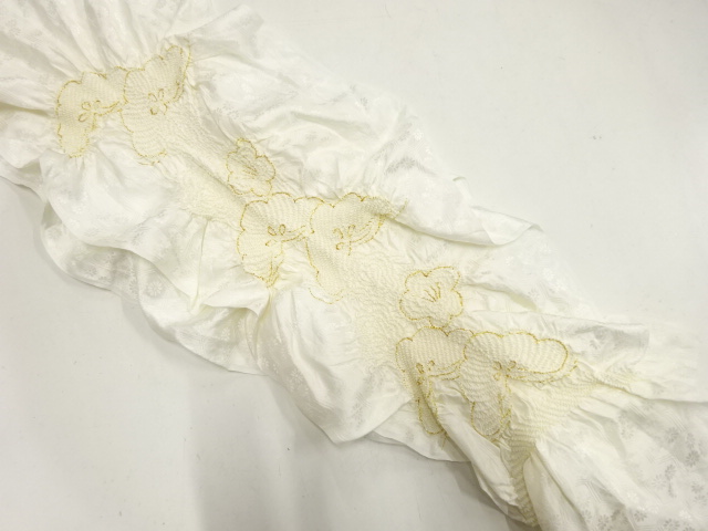 正絹　絞り　帯揚げ